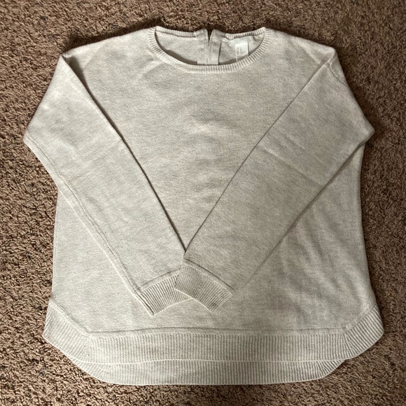 H&M Conscious Wool Blend Zip Back Sweater - Size XS - Picture 1 of 7